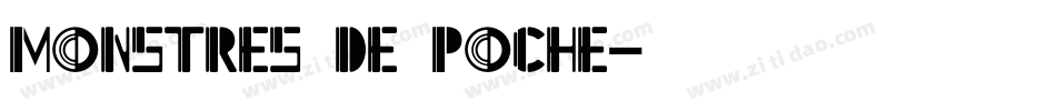 Monstres de Poche字体转换